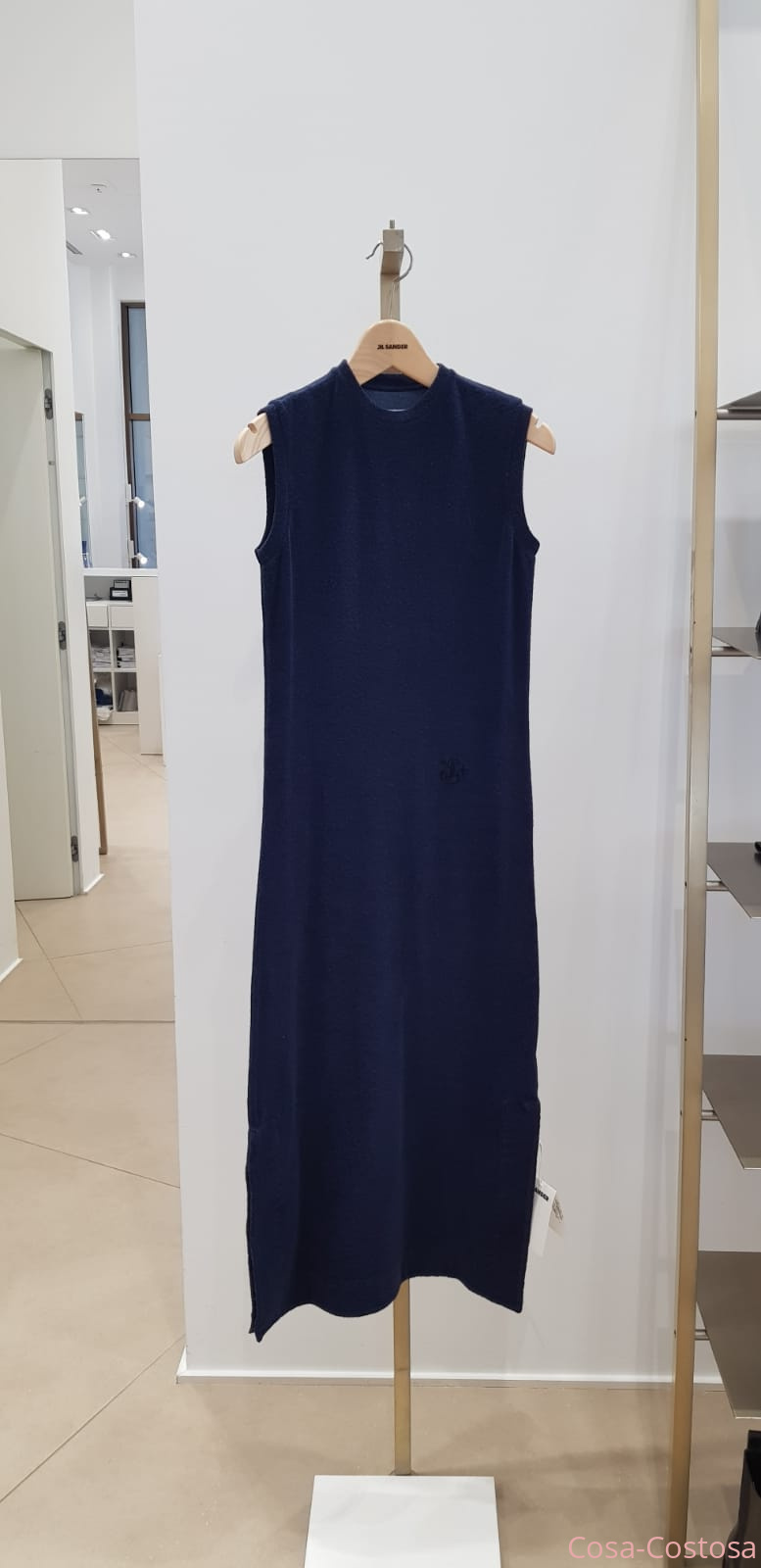 Итальянские бренды Платье Джил Сандер синие