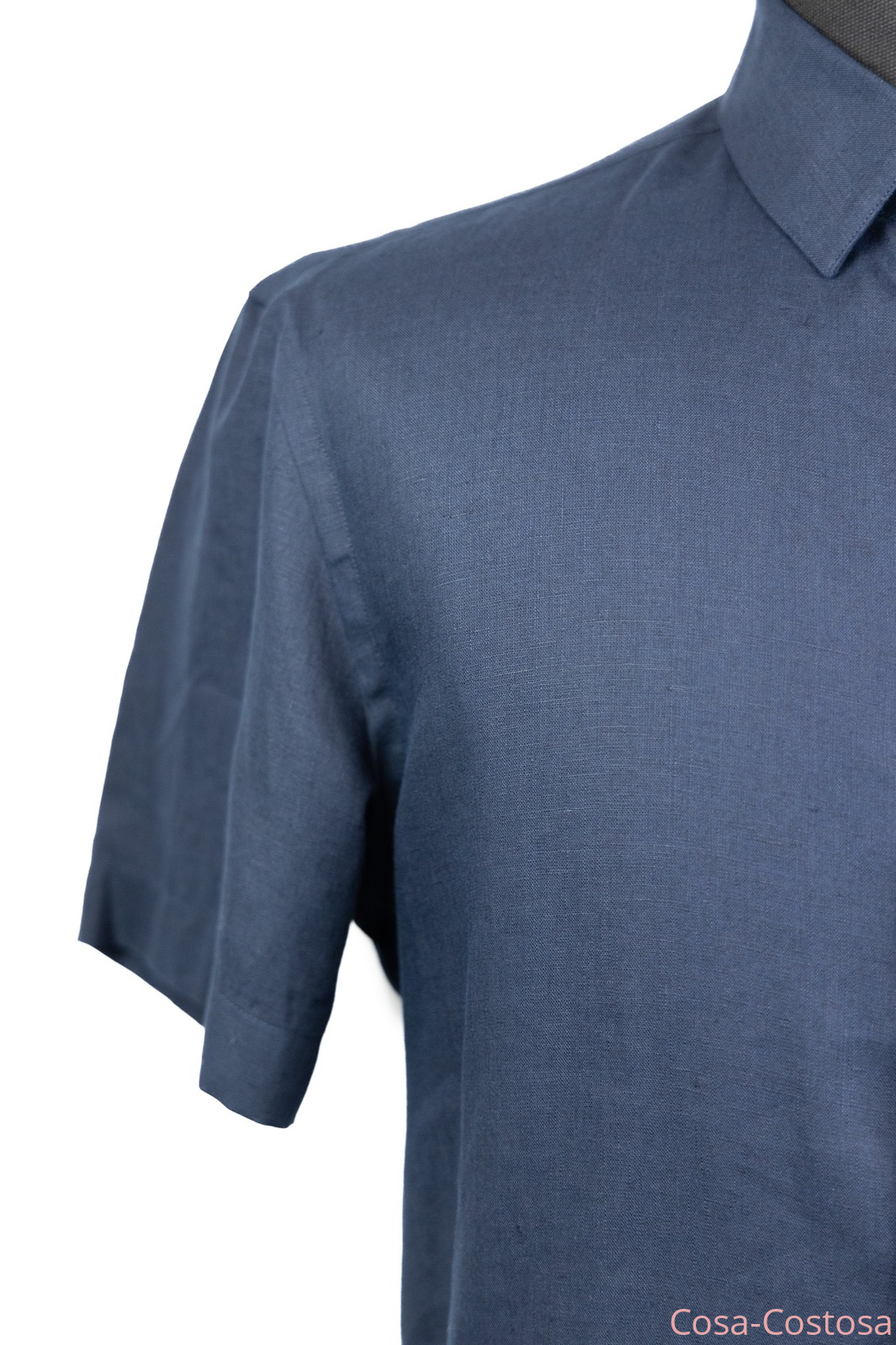 Рубашка Армани синяя - Рубашки мужские: оригинал из итальянского аутлета,заказать байеру выкуп