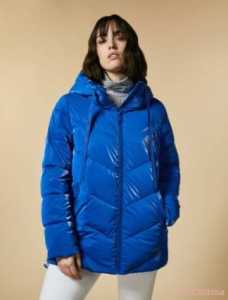 Итальянские бренды Куртка-пуховик Марина Ринальди 3 синяя