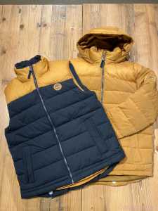 Итальянские бренды Куртка Тимберленд Парка желтая